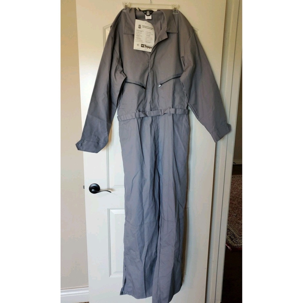 Topps Men's‎ Overalls Sz 2XL Squad Suit Public Safety Apparel Gray 1708 Not FR